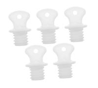DECOMELODY 5piezas Tapones De Sellado Sólidos De Goma Tapones Para Tapa De Botella De Agua Caliente Sellador De Tapas Portátil