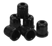 DECOMELODY 6 Casquillos para Cuerdas Negros para Guitarra Eléctrico Piezas de Guitarra Guía de Hebilla para Montaje Pasante Accesorios para Cambio Rápido y Protección del Sonido