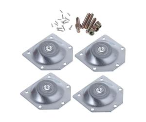 DECOMELODY 6 Piezas Juntas para Patas De Mesa De Hierro Biselado Conector Práctico Fijadores para Muebles Montaje Duradero Uso En Mesa Silla Mesita De Noche