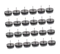 DECOMELODY 60 Piezas Almohadillas Redondas de Fieltro Antideslizantes para Muebles Protectores para Patas de Sillas de Comedor Clavos Resistentes para Madera Duraderos y Fáciles de Instalar