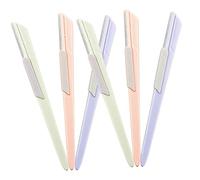 DECOMELODY 6piezas Cuchilla Depiladora De Cejas Maquinillas De Afeitar Facial Herramientas Para Afeitado Facial Recortadora De Cejas
