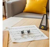 DECOMELODY 8 Piezas Metal Ukulele Tuning Pegs With Ergonomic Round Handles For Stable Tuning And Enhanced Sound Quality Compatible With Various Ukulele Models For Practice And Stage Use