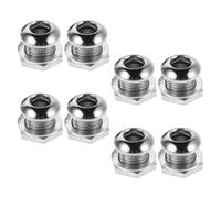 DECOMELODY 8 piezas Tornillos Ventilación para Tambor de Percusión con Arandela Tornillos para Orificios de Aire de Caja y Tambores Snare Accesorios Repuestos Metálicos Resistentes y