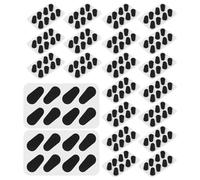 DECOMELODY 80 Piezas 80 Almohadillas Nasales para Gafas de Sol, Repuesto EVA Espuma Antideslizante, Forma Gota 1Mm Negro, Kit Reparación Puente para Uso Diario y Actividades al Aire Libre