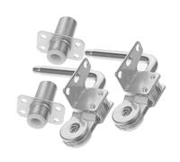 DECOMELODY Accesorio para Sofás Regulador De Reposacabezas 10.5 Cm Doble Oreja Metal Elevador Funcional para Muebles Hogar Juego De 2 Piezas