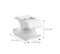 DECOMELODY Accesorios Para Abrazaderas De Tubo Soporte Para Bastón Abrazadera De Metal Para Tubos De Uso Sillas De Ruedas