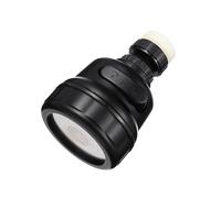 DECOMELODY Aireador de Grifo para Cocina Filtro Economizador de Agua, Boquilla Rociadora Abs Negra Que Evita Erosión y Filtra Impurezas para Lavabo de Cocina