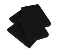 DECOMELODY Almohadillas de Espuma Negras a Prueba de Vibraciones para Altavoces, Minimizan Eco y Aislamiento Acústico para Salas de Ensayo y Voz, Pack de 2