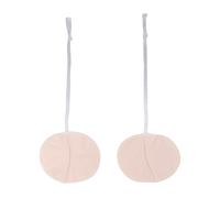 DECOMELODY Almohadillas para Axilas de Algodón Absorbente y Transpirable, Beige para Combatir la Sudoración Excesiva y Proteger la Ropa