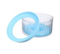 DECOMELODY Anti-Splash Floating Pet Water Bowl Large Capacity Transparent Dog Drinking Dish with Whisker-Safe Design Portable No-Spill Feeder For Indoor Outdoor Travel Use