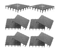 DECOMELODY Bandeja De Filtro Fondo Acuario 10 Piezas Placas De Filtrado Inferior para Tanques De Agua Dulce Y Salada FáCil InstalacióN Material Resistente para Mantenimiento Y Separador De Peceras