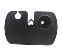 DECOMELODY Bandeja Para Soporte De Micrófono Negra De Pp Clip Ajustable Para Transmisión y Grabación, Estante Compatible De Alta Carga Para Tarjeta De Sonido y Accesorios De Micrófono