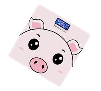 DECOMELODY Báscula Electrónica Rosa Multifuncional para Adultos y Escala de Peso Precisa y Duradera para Gestión Fitness y Control Corporal