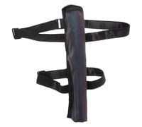 DECOMELODY Bolsa de Transporte Plegable para Abanico de Mano Estampado Reflectante Multicolor Funda Ligera y Resistente para Fan de Kung Fu y Tai Chi Bolsa Organizadora Portátil para