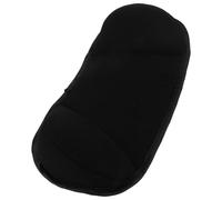 DECOMELODY Bolsa Organizadora para Cochecito de Ñiño Negra Soporte Cervical y Cojín Reposacabezas Accesorios Colgantes Extraíbles Adecuado para Viajes y Paseos Diarios