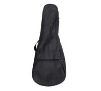DECOMELODY Bolsa para Ukelele Acolchada y Engrosada de 23 Pulgadas, Funda de Transporte Negra para Ukelele y Mandolina, Bolsa de Almacenamiento Ligera y Multifuncional para Instrumentos