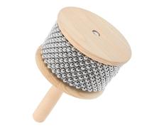 DECOMELODY Cabasa de Percusión Manual de Madera 113 CM Instrumento Musical para Principiantes y Enseñanza Escolar Juguete de Percusión Rítmico para Práctica Personal y Educación Musical