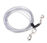 DECOMELODY Cadena Antimordeduras para Perros De Doble Cabeza Correa Alargada para Mascotas Kit De Cuerda para Tirar De Perros Paseos Diarios