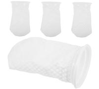 DECOMELODY Calcetines Filtrantes para Acuario de Agua Salada y Dulce, Diseño 3D de Panal, Material PP Resistente Presión, Paquete de 4 Unidades para Filtración