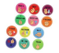DECOMELODY Carteles de Manuales para Aula Visual Boho para Comunicación No Verbal Carteles Educativos para Maestros y Estudiantes de Infantil y Primaria