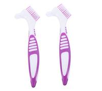 DECOMELODY Cepillo de Limpieza para Caparazón de Tortuga Doble Cara, Multifuncional, 2 Piezas, Plástico Resistente, Portátil, para Tortugas Acuáticas y Terrestres, Uso Doméstico, Mascota Cuidadora