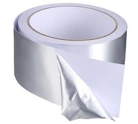 DECOMELODY Cinta Adhesiva de Aluminio de Aislante Térmico Autoadhesiva para Reparaciones de Tubos de Escape y Ductos de Ventilación