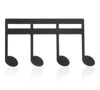 DECOMELODY Clip de Página para Libro de Música Metálico con Diseño de Nota Musical Soporte para Partituras y Libros Sujeta Páginas Práctico para Lectura y Estudio