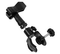 DECOMELODY Clip para Micrófono para Saxofón Soporte Seguro y Estable, Abrazadera de Plástico y Metal para Conciertos y Uso en Varios Entornos