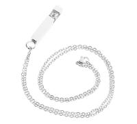 DECOMELODY Collar Urna para Cenizas Colgante Abierto de Acero Inoxidable, Medallón Piedra de Abril Plateado, Joyería Conmemorativa Unisex para Guardar Cenizas, Accesorio Memorial para Uso