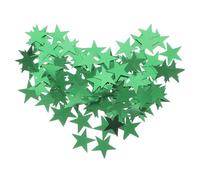 DECOMELODY Confeti de Estrellas Metálico Verde Brillante Lentejuelas de PVC para Decoración de Mesa Fiestas Bodas y Graduaciones Confeti Ligero y Brillante para Globos y Ambientes Festivos