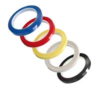 DECOMELODY Conjunto de 5 Cintas Adhesivas para Violín y Violonchelo, Pegatinas Multicolor para Diapasón, Guía de Posición de Notas para Clases y Práctica Individual