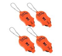 DECOMELODY Contador de Golpes de Golf Portátil Mini 4 Piezas con Diseño Ratón Naranja y Negro, Marcador Manual Ligero de Plástico Resistente para Competición y Entrenamiento Deportivo