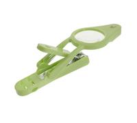 DECOMELODY Cortaúñas para Bebés con Luz y Seguro y para Uñas Delicadas de Recién Nacidos Material Metálico Antióxido Uso Infantil y Adultos Protección y Cuidado Verde