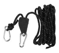 DECOMELODY Cuerda para Toldo Exterior Resistente al Viento Cuerda Reflectante Ajustable de 6 MM X 5 M Tensor Metálico Adecuado para Camping y Actividades al Aire Libre