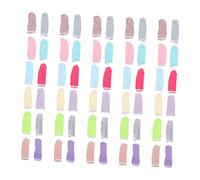 DECOMELODY De Dedos De Algodón Transpirable 100 Unidades Fundas Prácticas Puntas Dedos Reutilizables Para Trabajo Manual, Jardinería, Cocina y Reparación Electrónica