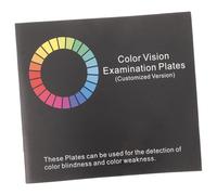 DECOMELODY de Pruebas para Deficiencia de Color con Tabla Visual Portátil y Material Estable para Detección Temprana de Daltonismo y Examen Ocular