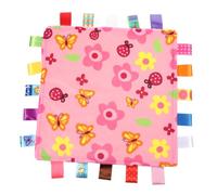 DECOMELODY de Seguridad para Niña con Etiquetas de Satén Suave y Cómoda para Recién Nacidos de Apego Sensorial para Niña Regalo para Guardería y Tranquilidad Infantil