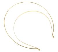 DECOMELODY Diadema de Diosa y Tiara Doble de Metal Dorado, 1 Unidad, Tamaño Estándar, Cómoda y Elástica, para Novia, Fiestas y Halloween, Accesorio Artesanal Cabello