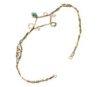 DECOMELODY Diadema De Metal Vintage Para Mujer Incrustaciones De Strass y Cuentas, Diadema Para Novia, Banda Cabello Ligera y Compacta, Accesorio Elegante Para Cumpleaños y Boda