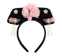 DECOMELODY Diadema Tradicional Para Princesa Accesorio De Cabello Antiguo Dinastía Qing Para Eventos y Fiestas Para Disfraces y Fotografía