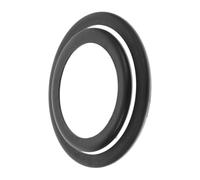 DECOMELODY Diafragma de Estetoscopio Pvc Negro, 2 Piezas de Repuesto para Adultos y Niños, Fácil Reemplazo y Mejor Claridad en Auscultación