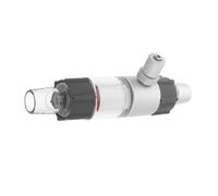 DECOMELODY Difusor Externo de Co2 para Acuario Plantado, Cámara de Difusión en Línea de Vidrio, Atomizador de Dióxido de Carbono, Regulador para Manguera de Agua, Compatible Tanques Pequeños