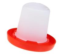 DECOMELODY Dispensador Automático de Agua para Gallinas y Aves de Corral Accesorio Resistente de Seguro con Capacidad para Pollos y Codornices Domésticas y Comerciales