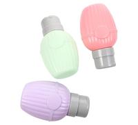 DECOMELODY Dispensador de Manicura Portátil y Ligero en Pp, Botellas Vacías para Quitaesmalte Uñas, Pack de 3 Piezas para Almacenamiento de Líquido Cosmético