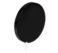 DECOMELODY Espejo de Obsidiana con Soporte Decoración para Meditación y Adorno de Escritorio Accesorio Único para Dormitorio y Sala Disco Decorativo para Divinación