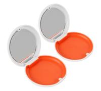 DECOMELODY Estuche Magnético para Alineadores Invisibles, 2 Unidades, Caja Compacta y Transparente para Protectores Bucales, Adecuado para Uso en Hogar, Viajes y Cuidado
