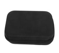 DECOMELODY Estuche Rígido Portátil para Aceites Esenciales 10 Ml Organizador Compacto 10 Compartimentos Bolsa de Almacenamiento EVA Negra para Frascos Roll-On Adecuado para Viaje y