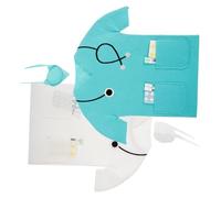 DECOMELODY Funda para Botella De Vino De Tela No Tejida Blanco y Azul Lago, Bolsa Decorativa Resistente para Transporte De Botellas, Adecuado para y Vacaciones