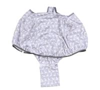 DECOMELODY Funda para Carrito de Compras de Ñiño Cojín Suave y Transpirable Diseño Ajustable Mayoría de Sillas Altas Lavable y Cómoda Protección Higiénica para Viajes y Supermercado