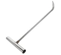 DECOMELODY Gancho Inoxidable para Tapa de Alcantarilla T Resistente y Anticorrosión para de y Puerta Rodante